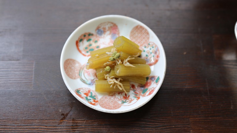ふきの山椒煮