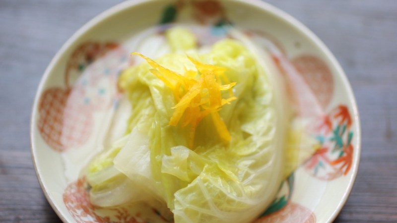 白菜の冷たいおひたし
